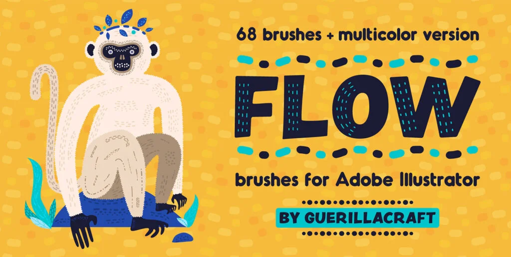 Flow Brushes for Adobe Illustrator Graphics - Image 2