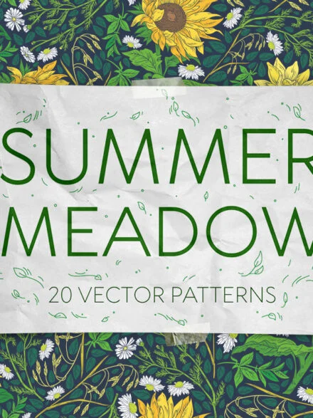 Summer Meadow Patterns Graphics - Image 12