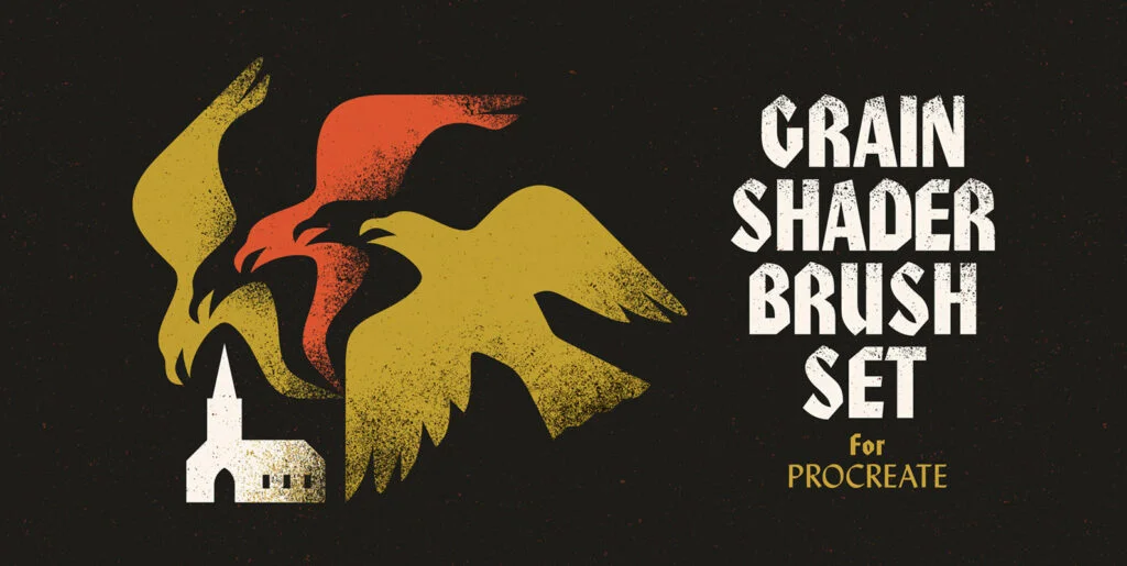 Grain Shader Brushes For Procreate Graphics - Image 2