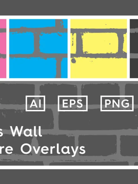 20 Bricks Wall Texture Overlays Graphics - Image 1