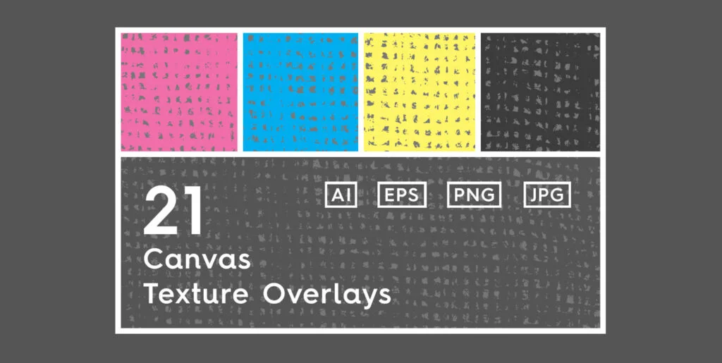 21 Canvas Texture Overlays Graphics - Image 2