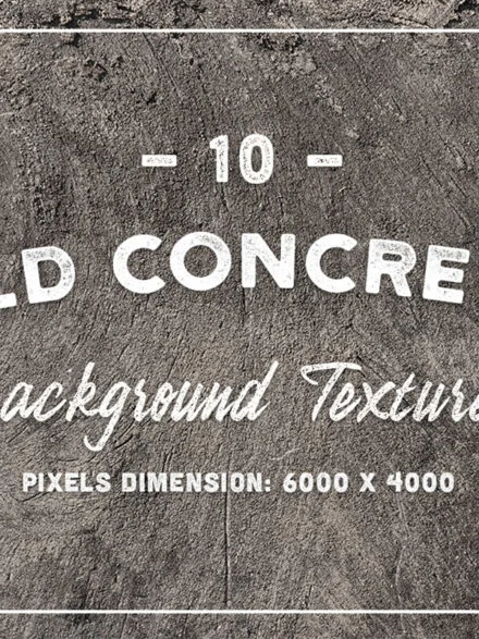 10 Old Concrete Background Textures Graphics - Image 1