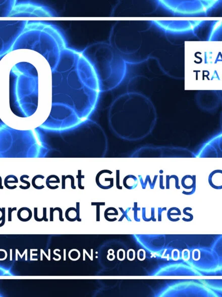 20 Luminescent Glowing Cells Background Textures Graphics - Image 7
