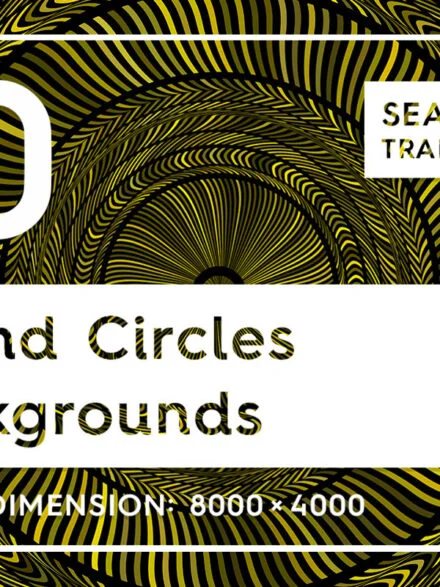 10 Round Circles Backgrounds Graphics - Image 2