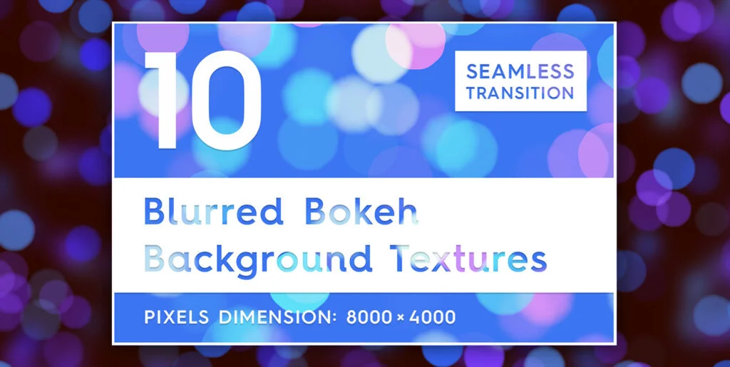 10 Blurred Bokeh Background Textures Graphics - Image 2