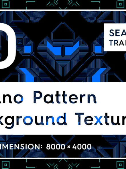 10 Techno Pattern Backgrounds Graphics - Image 4