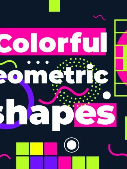 110 Colorful Geometric Shapes Graphics - Image 6