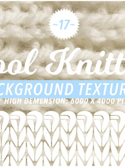 17 Wool Knitting Background Textures Graphics - Image 1