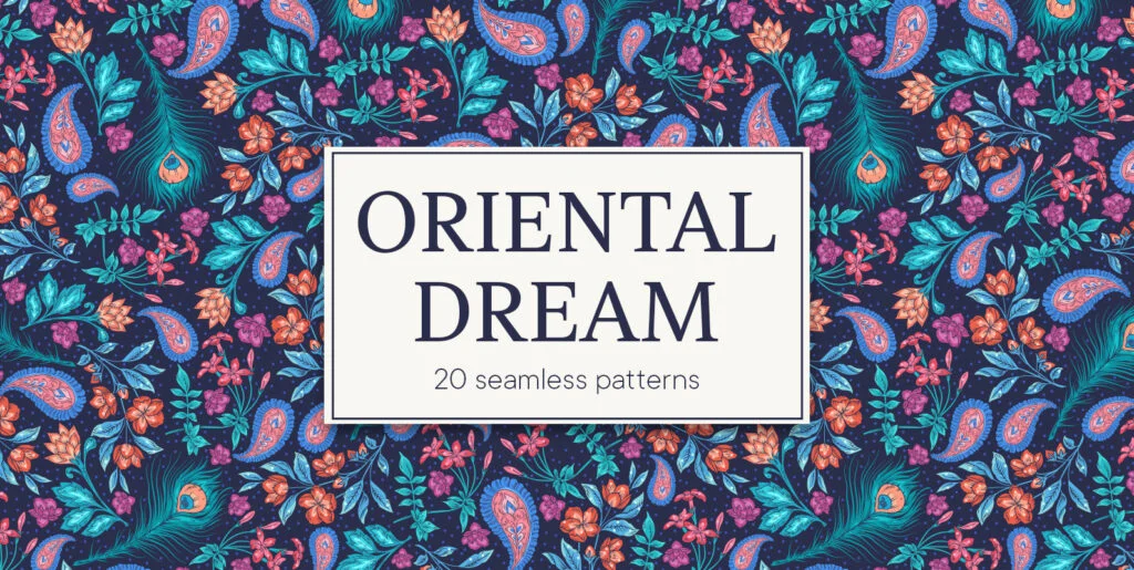Oriental Dreams Patterns Graphics - Image 2