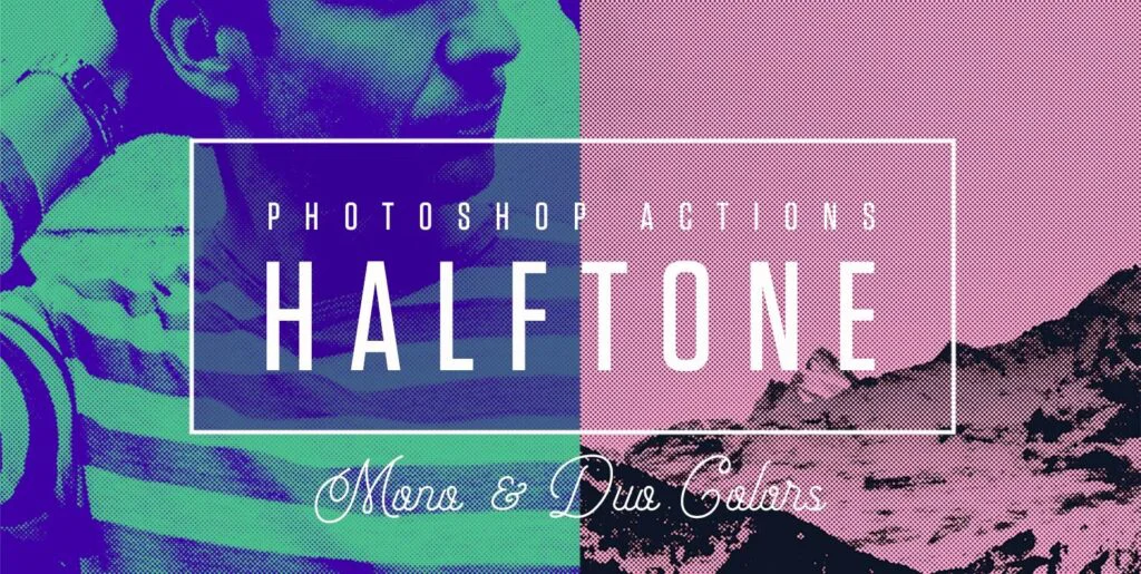 Halftone Mono & Duo Colors Graphics - Image 1