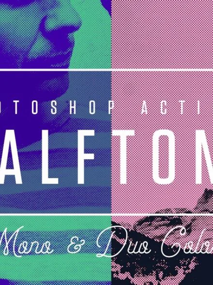 Halftone Mono & Duo Colors Graphics - Image 1