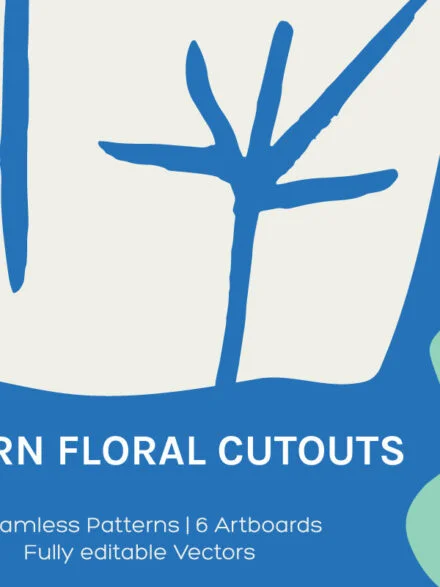 Floral Cutouts Graphics - Image 2