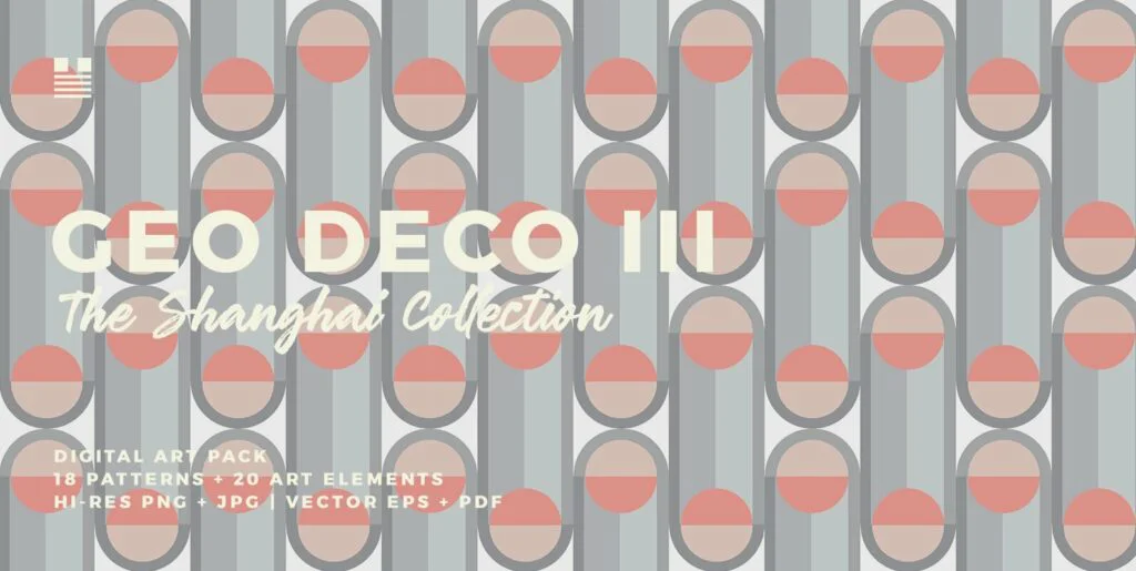 Geo Deco III Graphics - Image 1