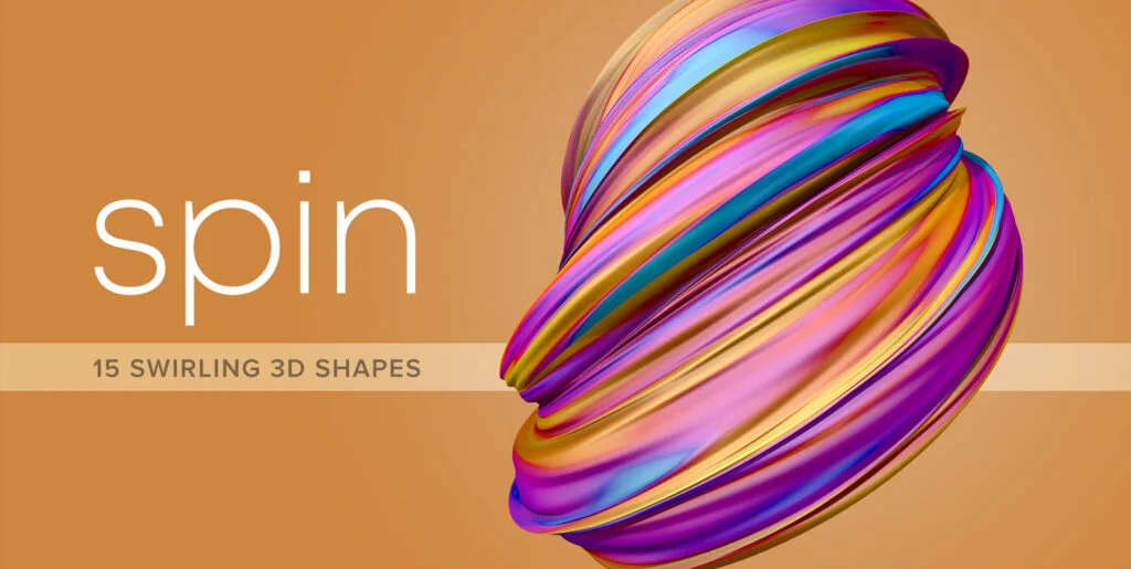 Spin – Dynamic 3D Shapes Graphics - Image 2