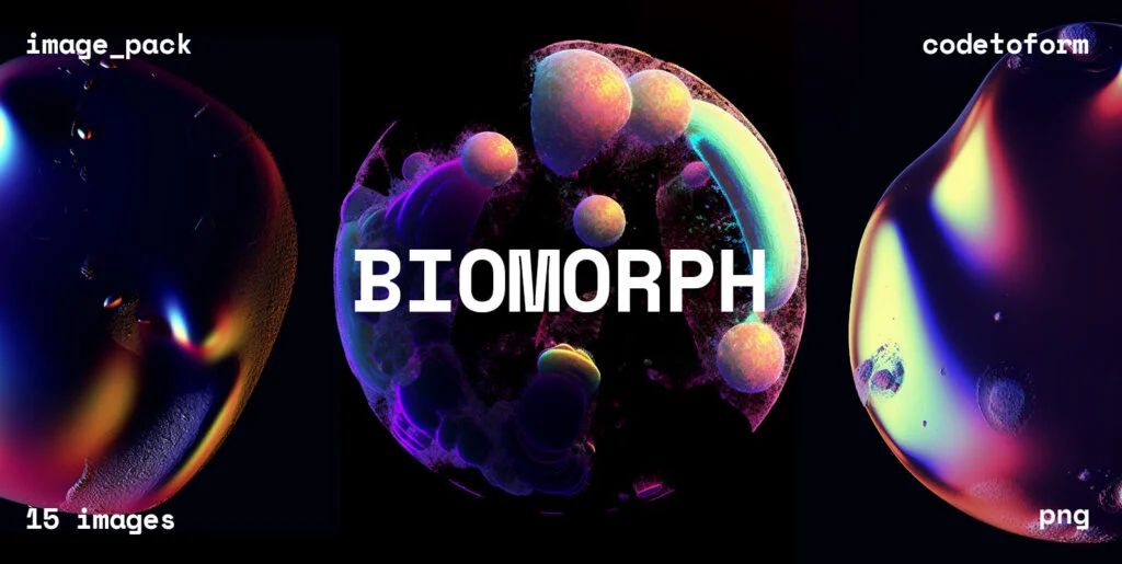 BIOMORPH Abstract Backgrounds Graphics - Image 1