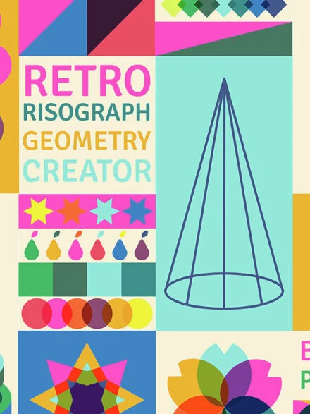 Retro Risograph Geometry Creator Graphics - Image 4
