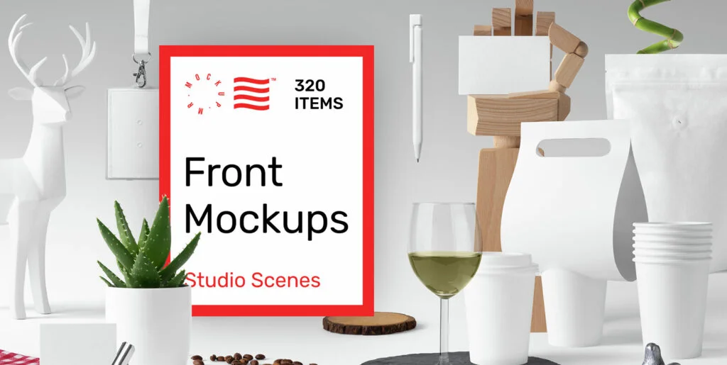 Front View Mockups – Studio Scenes Graphics - Image 2