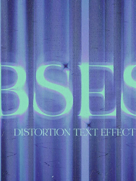 Obsess Distortion Photoshop Text Effect Graphics - Image 8