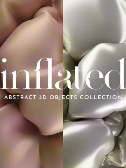 Abstract Inflated 3D Objects Graphics - Image 1