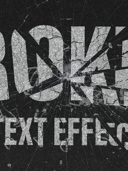 Broken Text Effect Graphics - Image 12