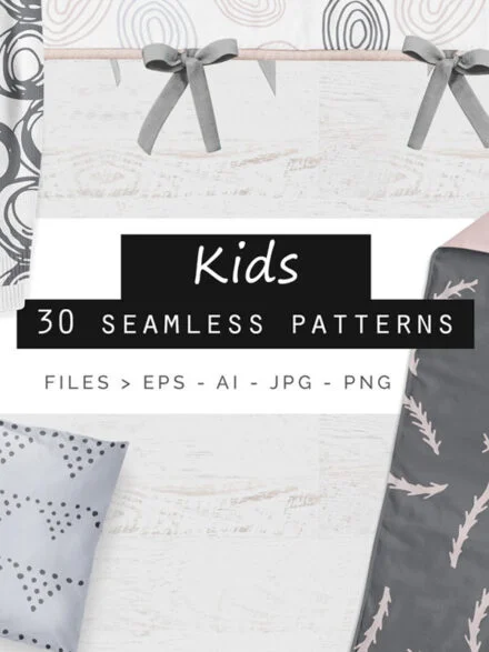 Kids Seamless Patterns Graphics - Image 7