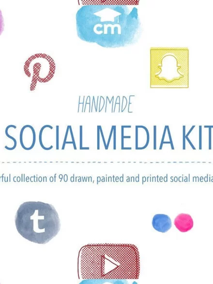Handmade Social Media Icons Graphics - Image 12
