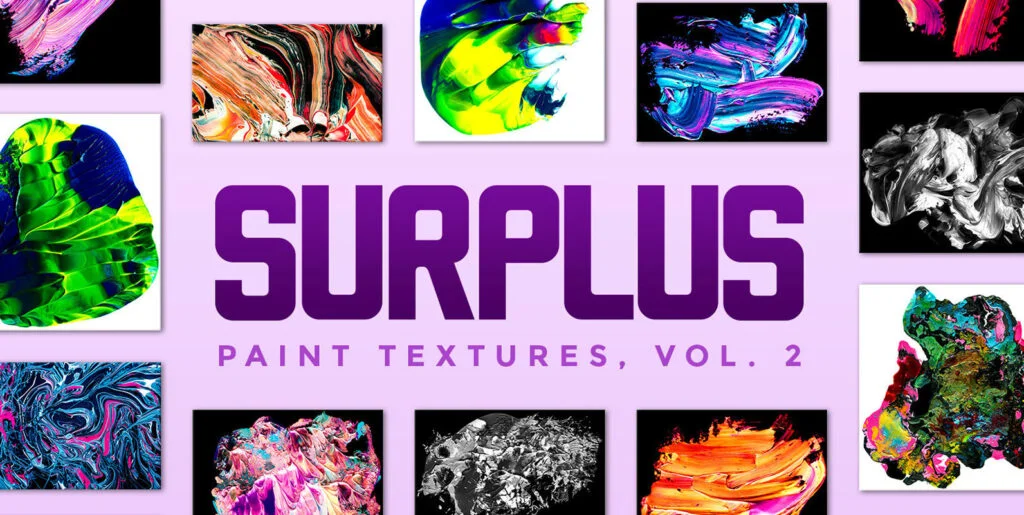 Surplus Vol. 2: 32 Abstract Paint Textures Graphics - Image 1