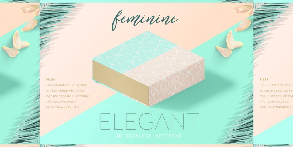 Feminine Elegant Patterns Graphics - Image 1