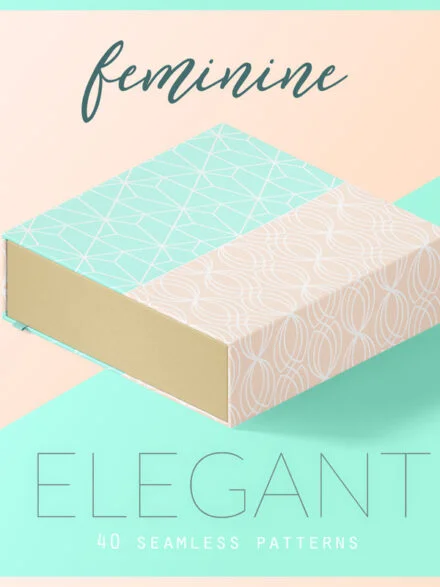 Feminine Elegant Patterns Graphics - Image 12