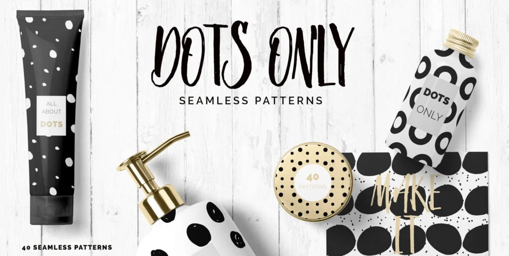 Dots & Spots Seamless Patterns Graphics - Image 1