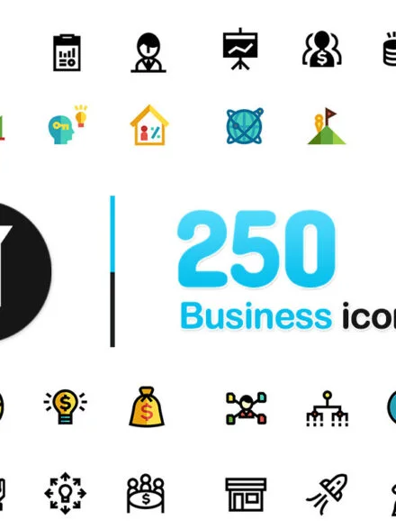 250 Business icons Graphics - Image 1