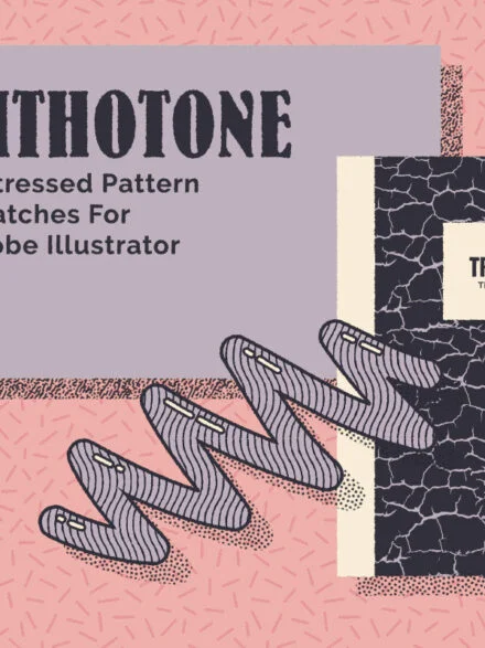 Lithotone Distressed Patterns Swatches For Illustrator Graphics - Image 1