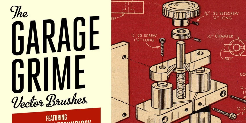 Garage Grime Vector Brush Pack Graphics - Image 1
