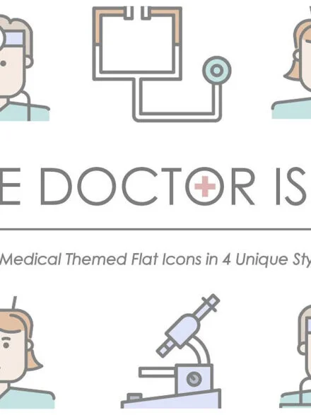 The Doctor Is In – Medical Icon Set Graphics - Image 2