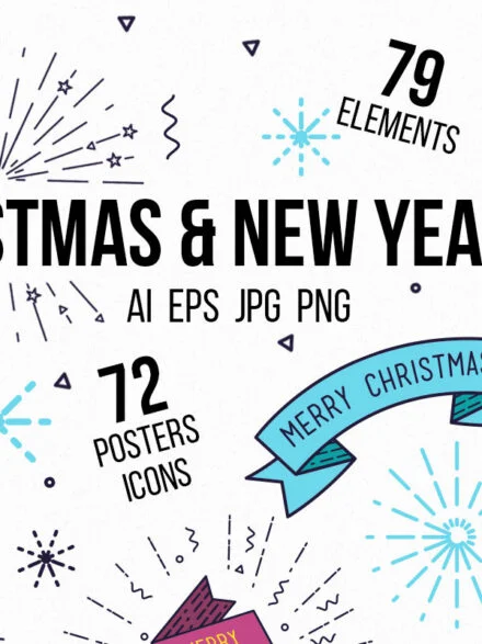 Christmas & New Year Set Graphics - Image 7