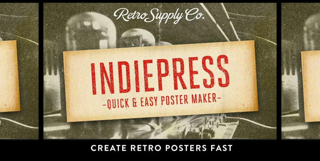 IndiePress – Vintage Poster Maker Graphics - Image 2