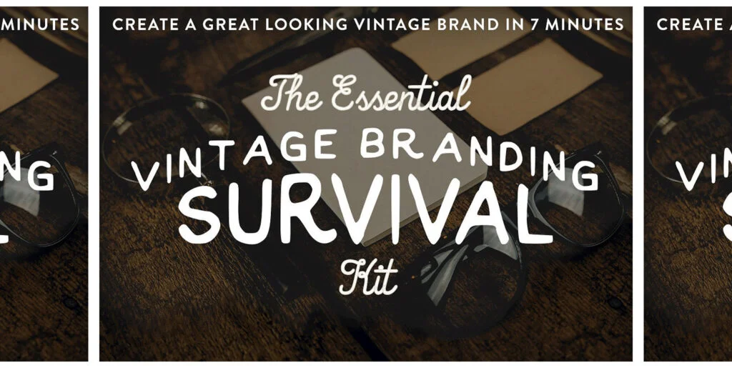 The Vintage Branding Survival Kit Graphics - Image 1