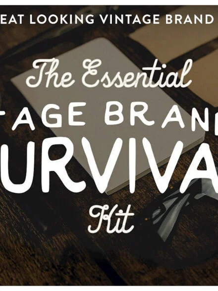 The Vintage Branding Survival Kit Graphics - Image 11