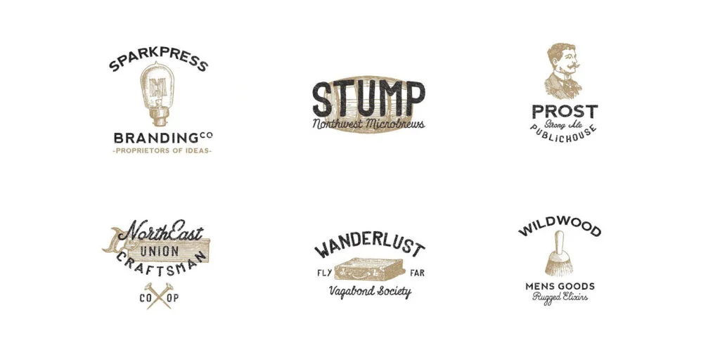 Vintage Americana Logos Vol. 2 Graphics - Image 1