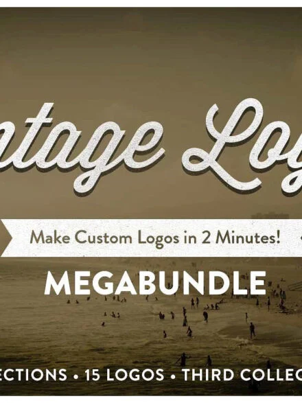 Vintage Logo Collection MegaBundle Graphics - Image 3