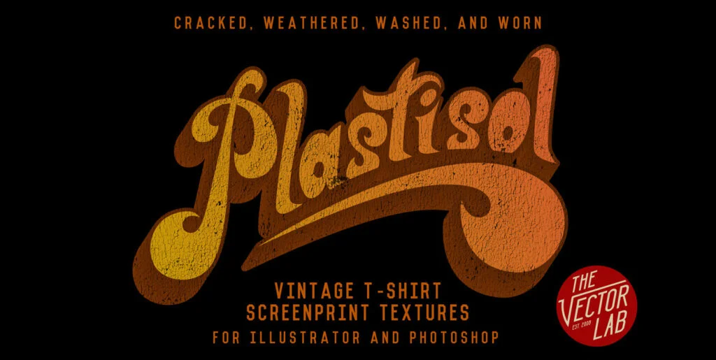 Plastisol : Vintage T-Shirt Textures Graphics - Image 1
