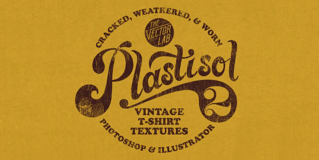 Plastisol 2: Vintage T-Shirt Textures Graphics - Image 2