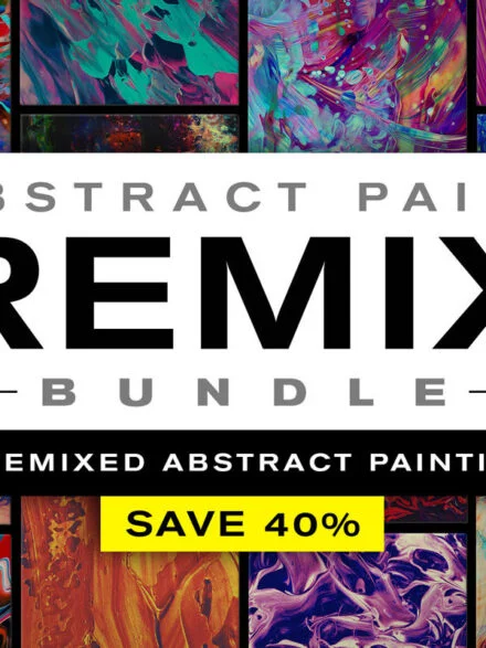 Abstract Paint Remix Bundle Graphics - Image 3