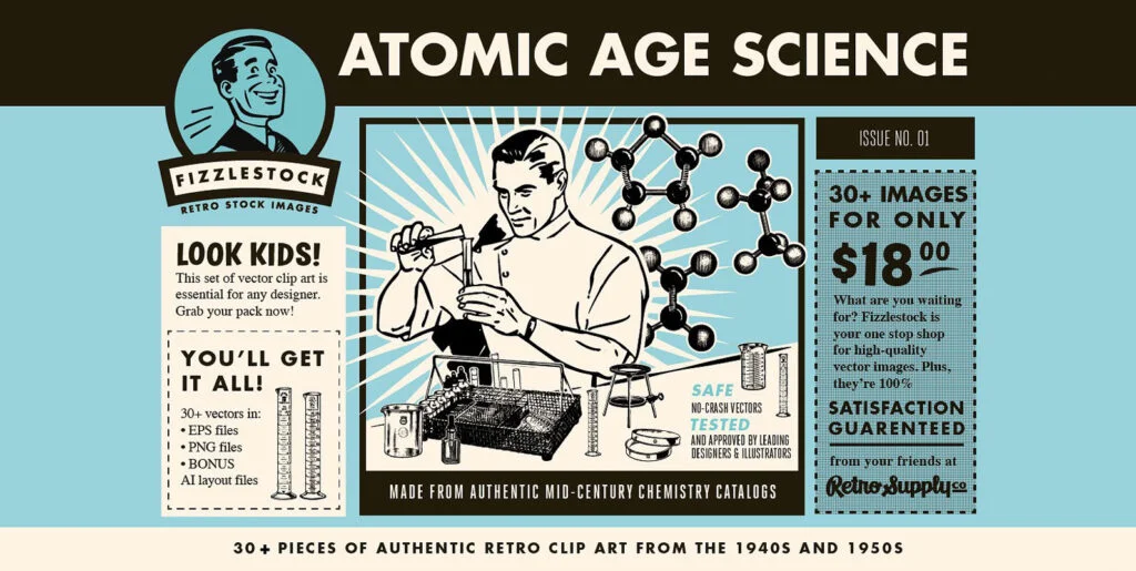 Atomic Age Science Part 1 Graphics - Image 2