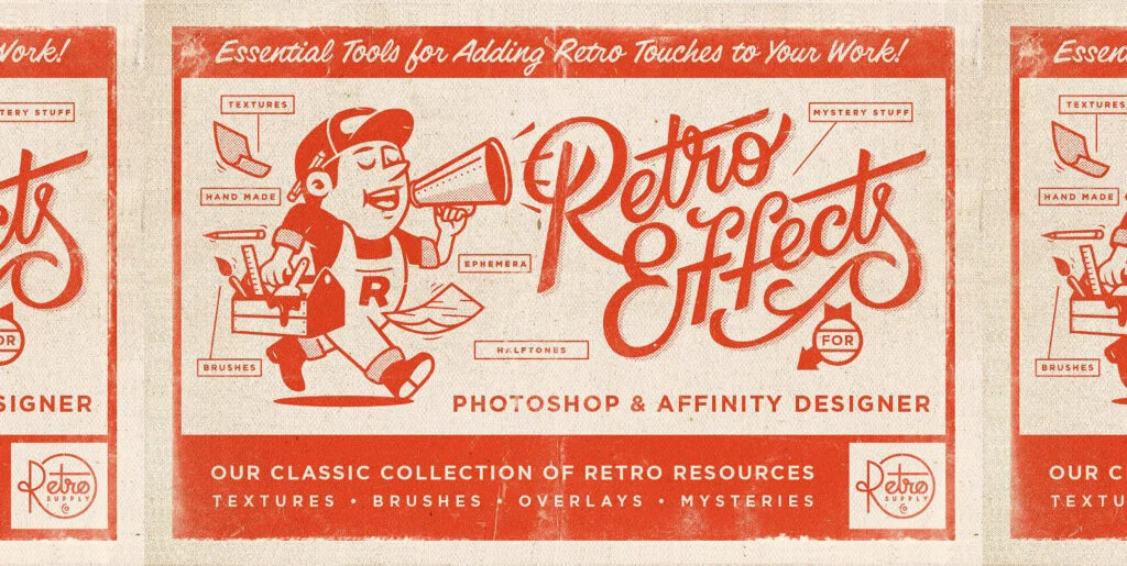 Retro Effects | Classic Collection Bundle Graphics - Image 2
