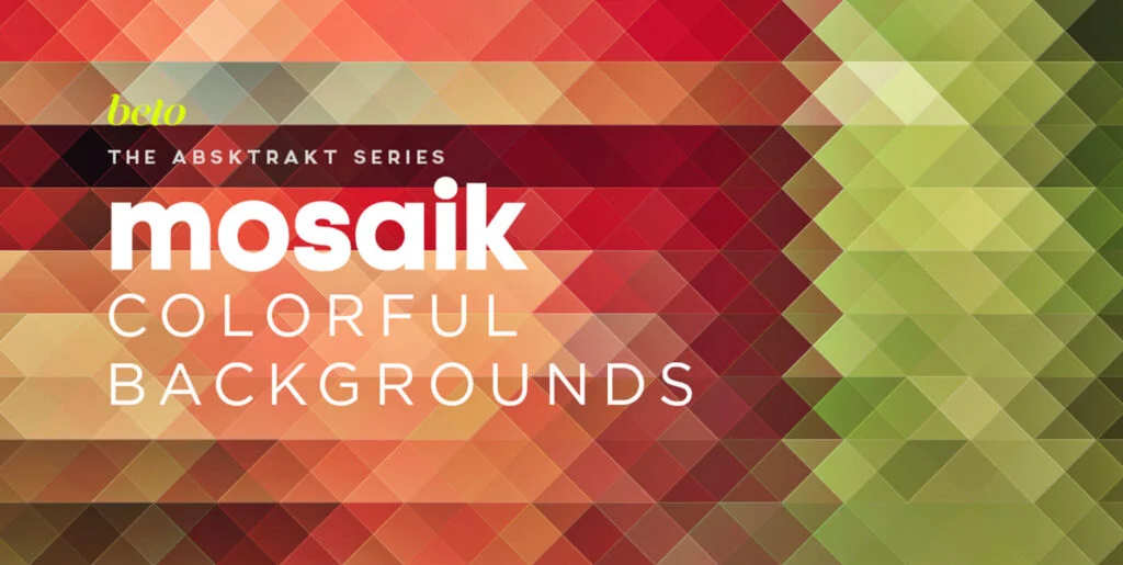 Mosaik Colorful Backgrounds 5 Graphics - Image 1