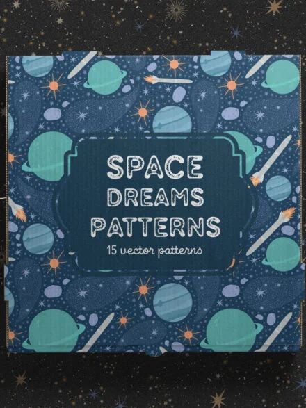 Space dreams patterns collection Graphics - Image 10