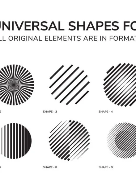 100 Geometric Shapes Part 1 Graphics - Image 6