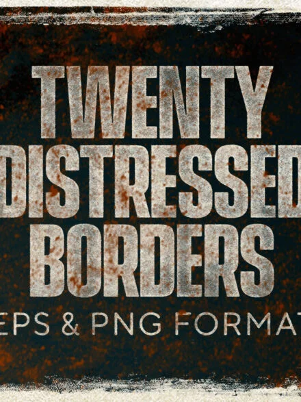 Distressed Borders Graphics - Image 1