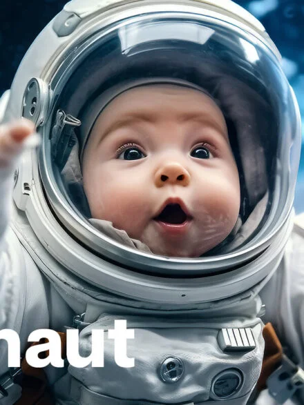 Baby Astronaut 25 photorealistic illustrations Graphics - Image 4